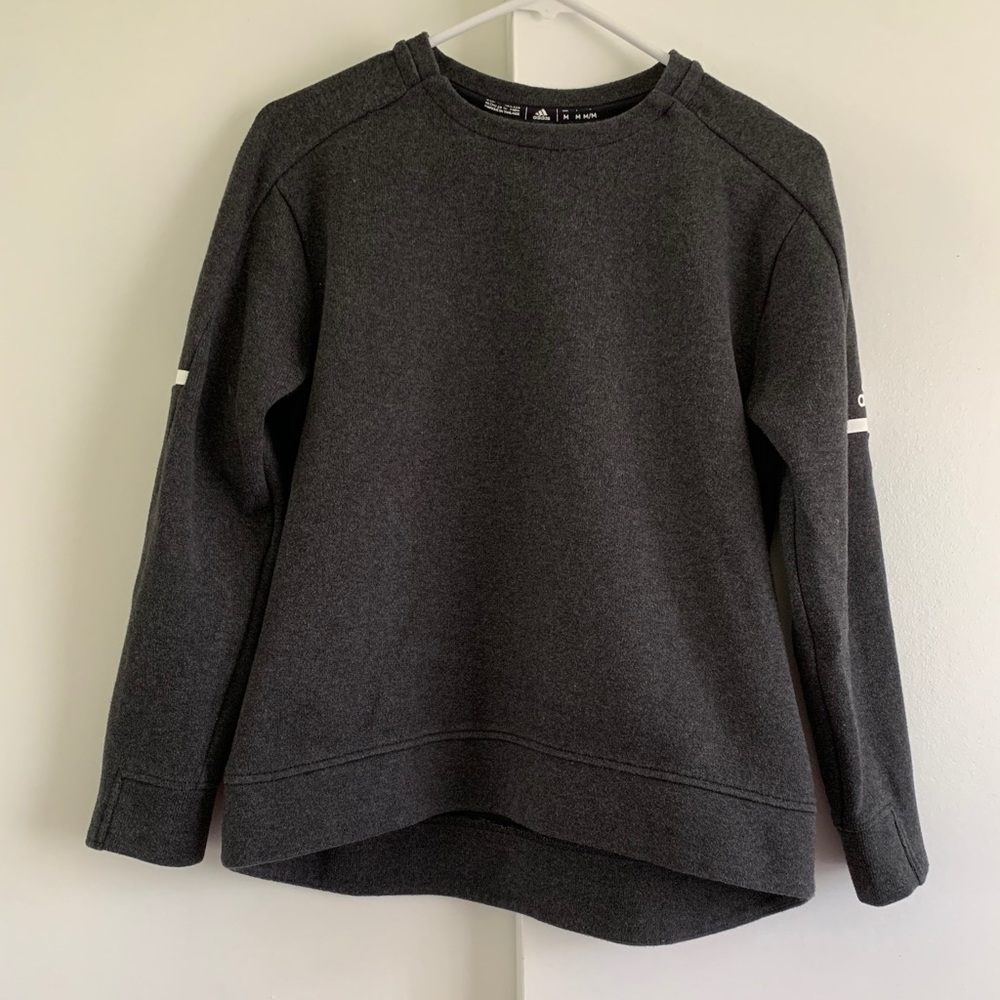 Gray Adidas Crewneck Medium